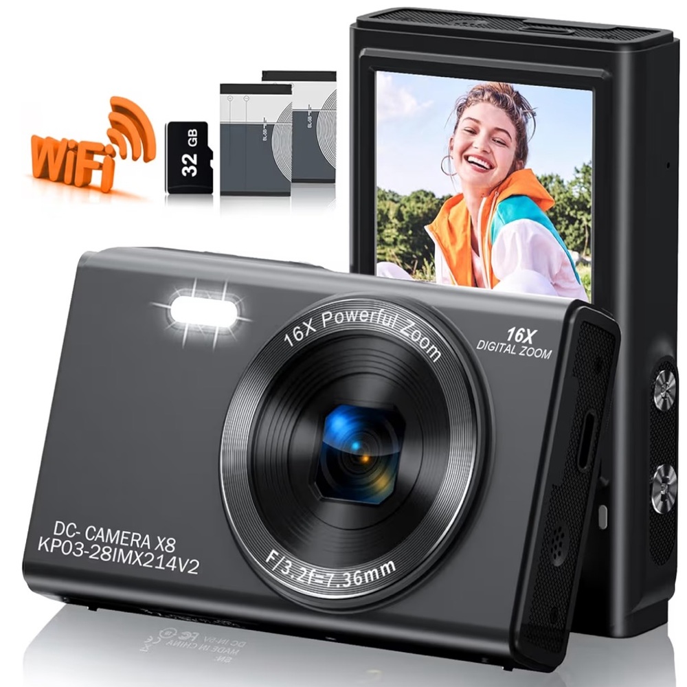 Saneen 4K WiFi Kids Digital Camera